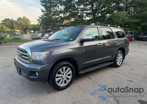 2012 Toyota Sequoia Limited из США, поврежденный, VIN 5TDJY5G16CS064621
